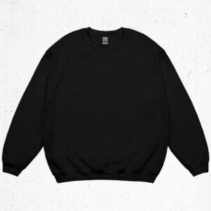 Sweat noir Gildan Heavy Blend